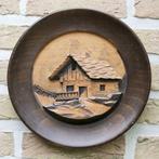 Art-antiquité_sculpture bois_99_chalet suisse, Antiek en Kunst, Ophalen of Verzenden