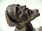 GEO VINDEVOGEL °1923-1977 bronzen Christushoofd gesigneerd, Antiek en Kunst, Kunst | Beelden en Houtsnijwerken, Ophalen