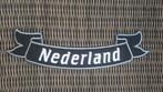 Nederland strijk patch banner - 320 x 90 mm, Motoren, Ophalen of Verzenden, Nieuw