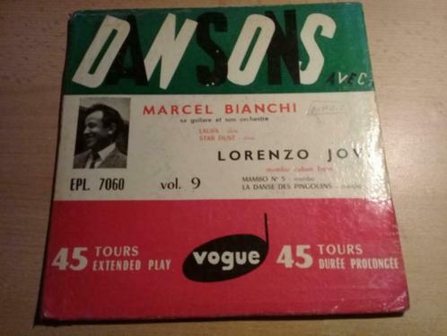 Marcel Bianchi Sa Guitare Et Son Orchestre / Lorenzo ....Ep, CD & DVD, Vinyles Singles, Utilisé, EP, 7 pouces, Enlèvement ou Envoi