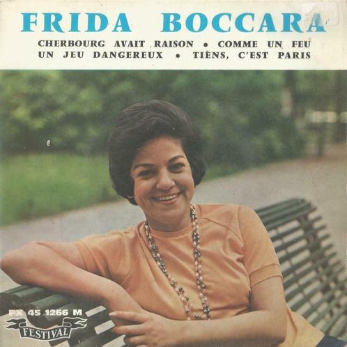 Frida Boccara – Cherbourg avait raison / Comme un feu + 2 –, CD & DVD, Vinyles Singles, EP, Pop, 7 pouces, Enlèvement ou Envoi