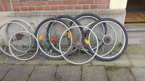 roues vélo occasion(14,16,20,24,26,28), Fietsen en Brommers, Fietsonderdelen, Gebruikt, Ophalen