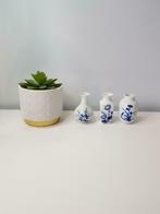 Ensemble vases miniatures porcelaine Chine, Antiquités & Art, Enlèvement ou Envoi