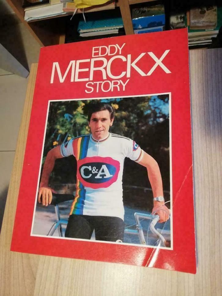 Eddy Merckx Story (1978), Boeken, Sportboeken, Gelezen, Lopen en Fietsen, Ophalen of Verzenden