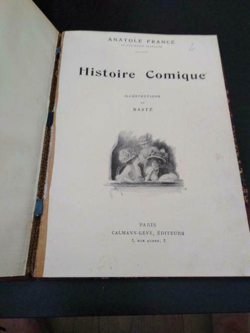 Histoire comique, Anatole France, Livres, Littérature, Utilisé, Enlèvement ou Envoi