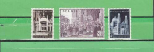 N 876/878 MNH SERIE BASILIQUE DE KOEKELBERG de 1952., Timbres & Monnaies, Timbres | Europe | Belgique, Non oblitéré, Gomme originale