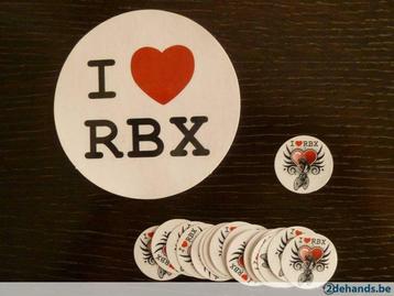 i love roubaix fiets sticker set