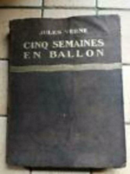 Cinq semaines en ballon JULES VERNE 1943, Livres, Romans, Enlèvement ou Envoi