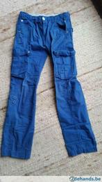 Lange blauwe zomer broek van 717 maat 140, Verzenden, Gebruikt, Jongen, Broek