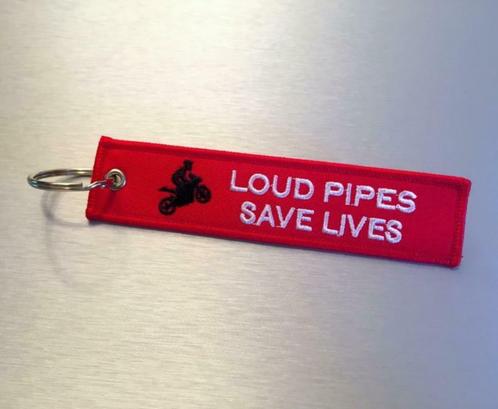 Uitverkoop : Loud Pipes Save Lives Sleutelhangers, Motoren, Accessoires | Overige, Nieuw, Verzenden