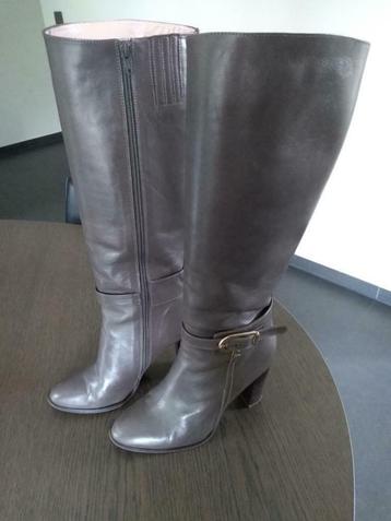 Boots grises Nathan taille 37, Gris, Comme neuf, Bottes hautes, Nathan
