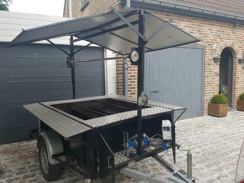 tourne broche de 20 a 200 pers,barbecue,remorque frigo, Jardin & Terrasse, Barbecues au charbon de bois, Utilisé, Enlèvement