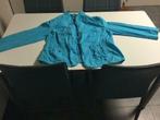 Blauwe blazer maat 50, Kleding | Dames, Jasjes, Kostuums en Pakken, Blauw, Maat 46/48 (XL) of groter, Ophalen of Verzenden, Jasje