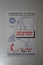 Vintage Sticker - Rijkspolitie te Water - Driebergen - Mooi, Collections, Autocollants, Autres types, Utilisé, Enlèvement ou Envoi