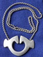 Pendentif moderniste avec chaîne, Enlèvement ou Envoi, Utilisé, Argent, Autres matériaux