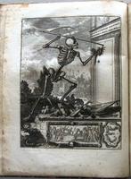 Maniere de se Bien Préparer a la Mort 1700 Romeyn de Hooghe, Antiek en Kunst, Ophalen of Verzenden