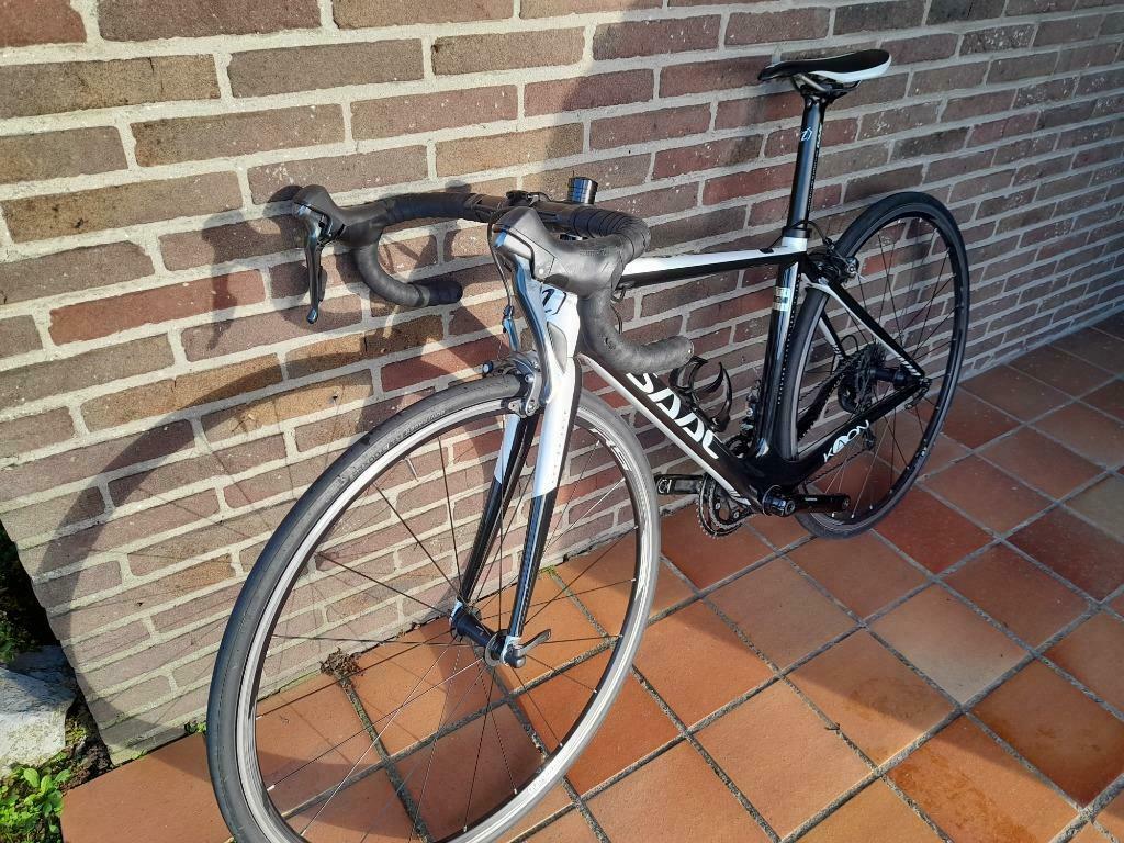 ② Koersfiets isaac kaon tiagra, kader maat 47 (10 a 13j), remm — Fietsen |  Racefietsen — 2dehands