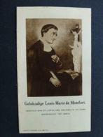 oud dubbel bidprentje gelukzalige Louis Marie de Monfort, Envoi, Image pieuse