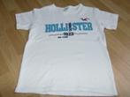 t-shirt hollister wit - maat 152 - kleine maat, Enfants & Bébés, Enlèvement ou Envoi, Utilisé, Garçon, Chemise ou À manches longues