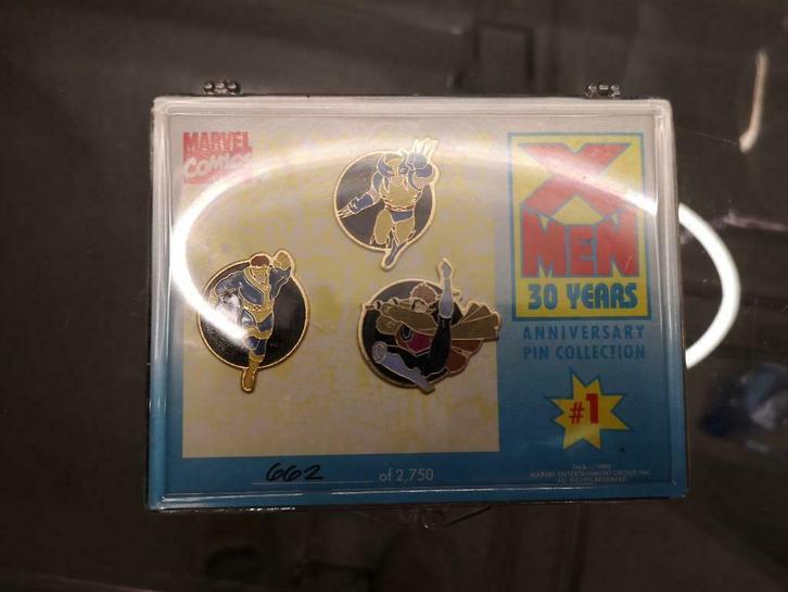 X-Men's 30th Anniversary 3-pins collector's box, Verzamelen, Overige Verzamelen, Nieuw, Ophalen of Verzenden
