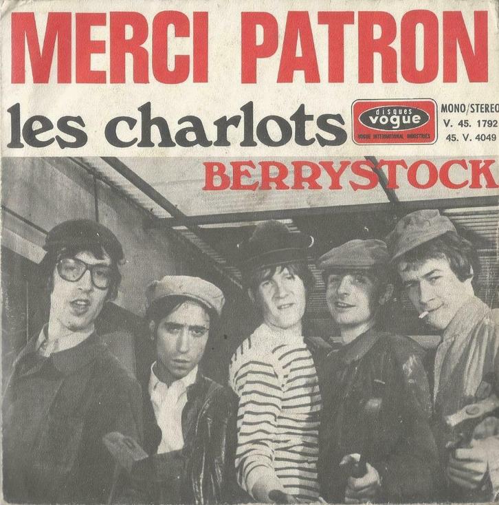 Les Charlots – Merci patron / Berrystock - Single, Cd's en Dvd's, Vinyl Singles, Gebruikt, Single, Pop, 7 inch, Ophalen of Verzenden