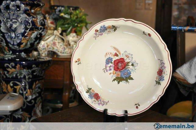 ancien plat profond sarreguemines agreste, Antiek en Kunst, Curiosa en Brocante