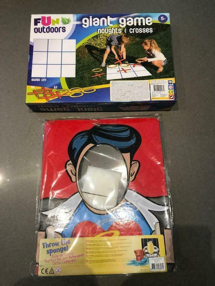 Buitenspeelgoed set: OXO + Gooi de spons ! NIEUW, Kinderen en Baby's, Speelgoed | Buiten | Actiespeelgoed, Nieuw, Ophalen of Verzenden