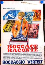 Filmposter Boccace Raconte / Boccaccio vertelt, Verzamelen, Gebruikt, Ophalen of Verzenden, A1 t/m A3, Rechthoekig Staand