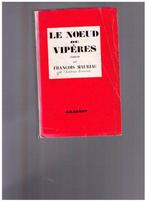Le noeud de vipères , roman de  François Mauriac - Grasset -, Utilisé, Envoi, François Mauriac