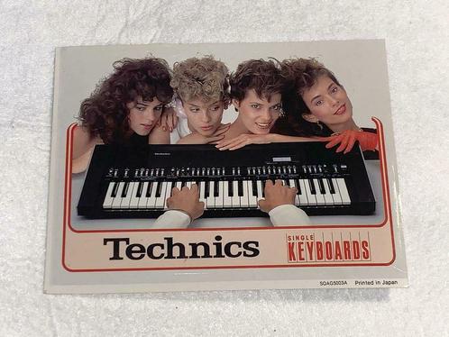 Sticker Technics Single Keyboards, Collections, Autocollants, Comme neuf, Enlèvement ou Envoi