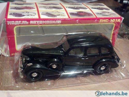 1:43 Nash ZIS 101A SIS 101 A zwart Russische oldtimer limo, Hobby en Vrije tijd, Modelbouw | Auto's en Voertuigen, Nieuw, Auto