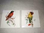 Villeroy & Boch 2 tuiles oiseaux, Antiquités & Art, Antiquités | Céramique & Poterie, Enlèvement ou Envoi