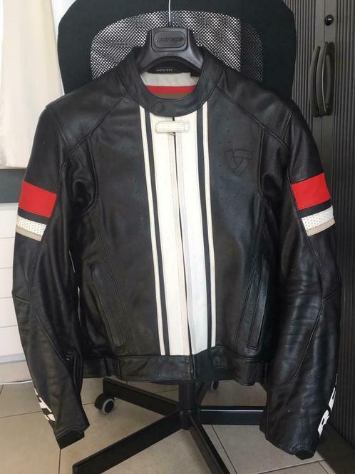 Blouson Rev’it CR en cuir homme taille 48, Motos, Vêtements | Vêtements de moto, Manteau | cuir, Neuf, sans ticket