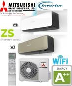 Mitsubishi Premium Design  A++  R32  wifi  2,5kw - 5kw, Nieuw, Afstandsbediening, 100 m³ of groter, Verwarmen