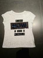 T-shirt meisje lichtgrijs maat 146-152, Ophalen, C&A, Meisje, Zo goed als nieuw