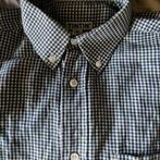 TINTIN chequered shirt, dark blue+green, size: M, Kleding | Heren, Ophalen of Verzenden, Zo goed als nieuw