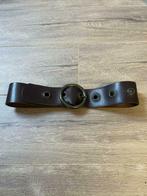 Ceinture en cuir Promod, Brun, Porté, Ceinture