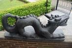 Grand dragon en pierre patinée, Jardin & Terrasse, Autres types, Autres matériaux, Enlèvement, Neuf