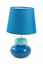 tafellamp blauw Galileo Casa 2410506, Autres matériaux, Moins de 50 cm, Enlèvement ou Envoi, Neuf
