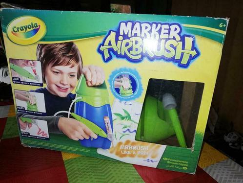 Crayola Marker Airbrush, Kinderen en Baby's, Speelgoed | Educatief en Creatief, Gebruikt, Knutselen, Ophalen of Verzenden
