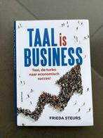 Boek 'Taal is business' (nieuw), Enlèvement, Frieda Steur, Neuf, Enseignement supérieur