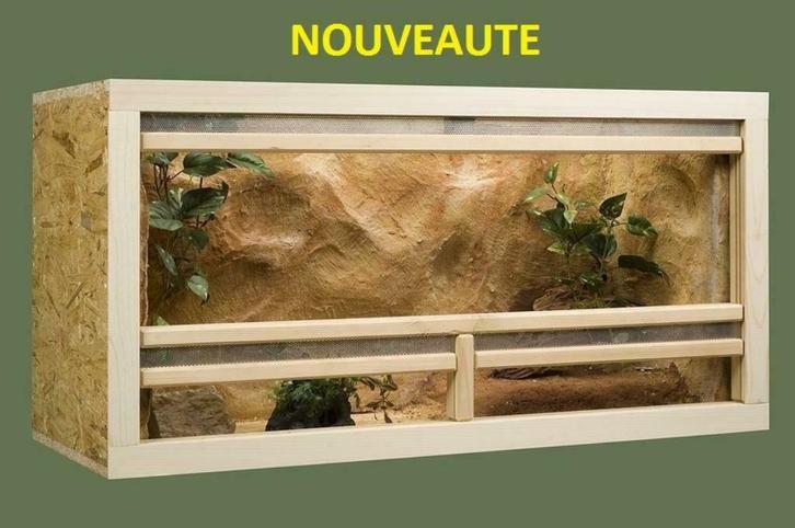 Terrarium horizontal 10 tailles terrarium OSB NEUF SERPENT, Dieren en Toebehoren, Reptielen en Amfibieën | Toebehoren, Ophalen of Verzenden