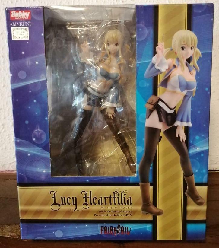 Figurine Fairy Tail - Amakuni/Hobby Japan - Lucy Heartfilia, Collections, Statues & Figurines, Comme neuf, Autres types, Enlèvement ou Envoi