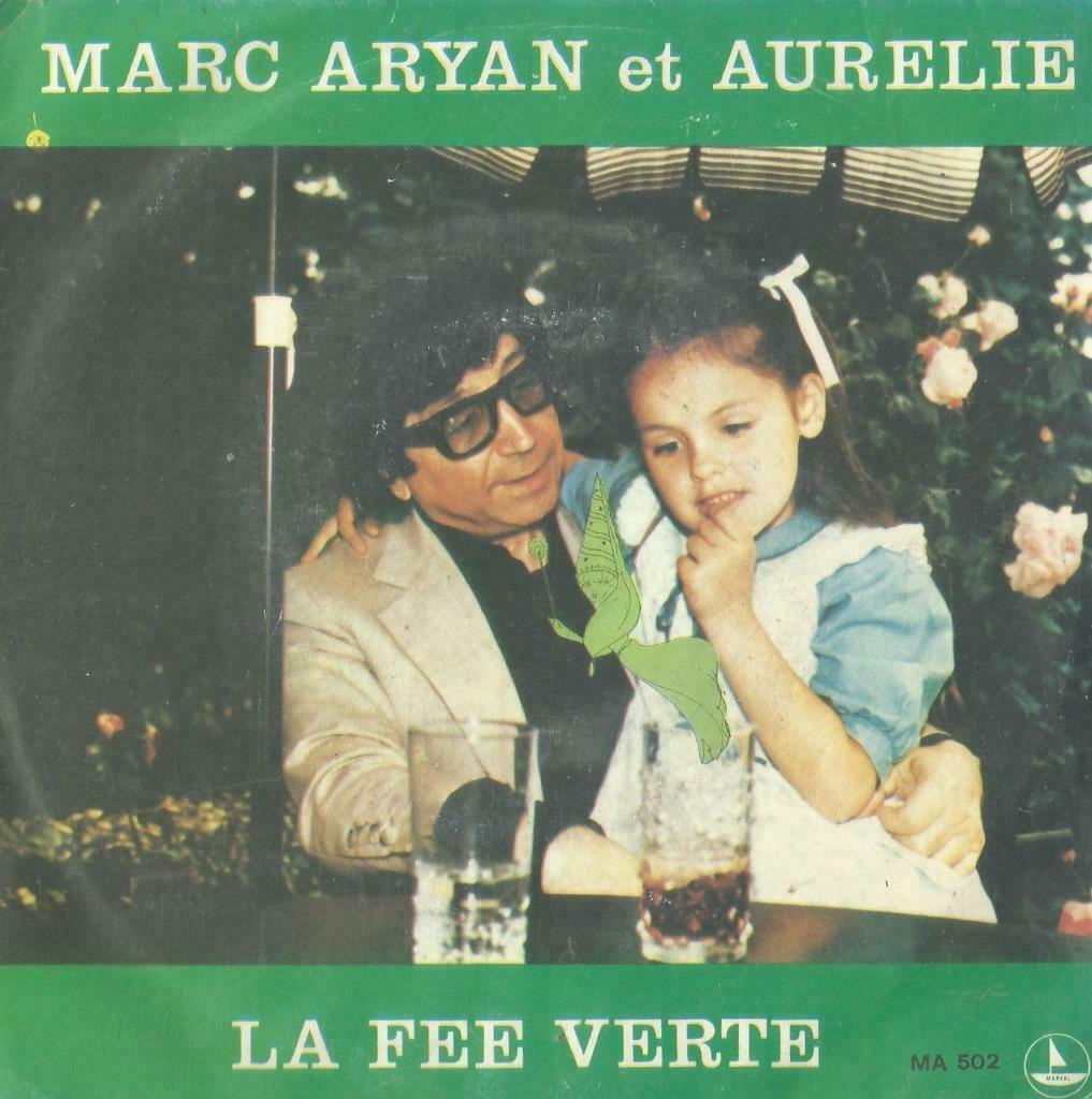 Marc Aryan & Aurelie – Le fee verte – Single, Gebruikt, 7 inch, Single, Ophalen of Verzenden