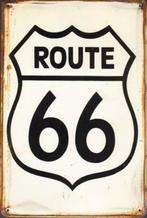 Plaque murale / enseigne métal rouillé look vintage Route 66, Enlèvement ou Envoi, Panneau publicitaire, Neuf