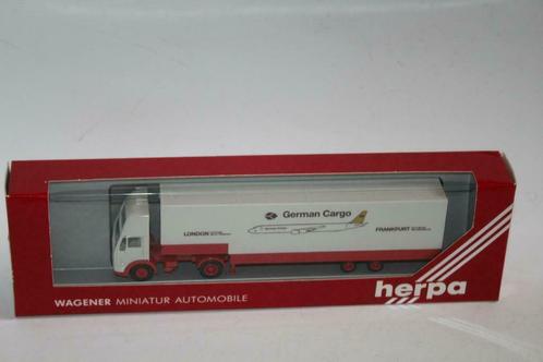1:87 Herpa Mercedes Benz TopSleeper truck & trailer, Collections, Marques automobiles, Motos & Formules 1, Comme neuf, Voitures