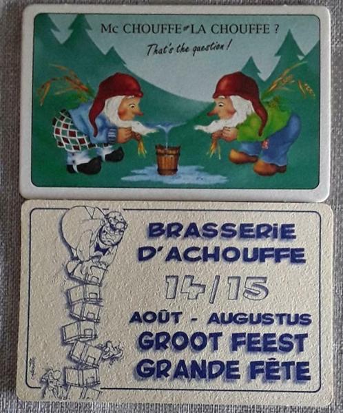 Bierkaartje La Chouffe, Verzamelen, Biermerken, Nieuw, Ophalen of Verzenden