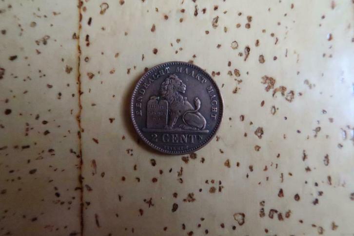 Munten : Koning Albert I – 2 Centimes, Postzegels en Munten, Munten | België, Losse munt, Ophalen of Verzenden