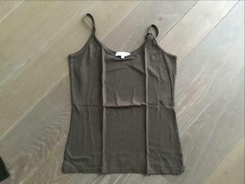 Essentiel mooi topje maat 36,nieuwstaat, Sans manches, Taille 36 (S), Comme neuf, Brun