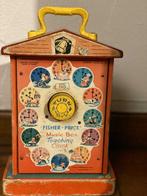 Fisher-price vintage teaching clock klok horloge fisherprice, Enlèvement ou Envoi